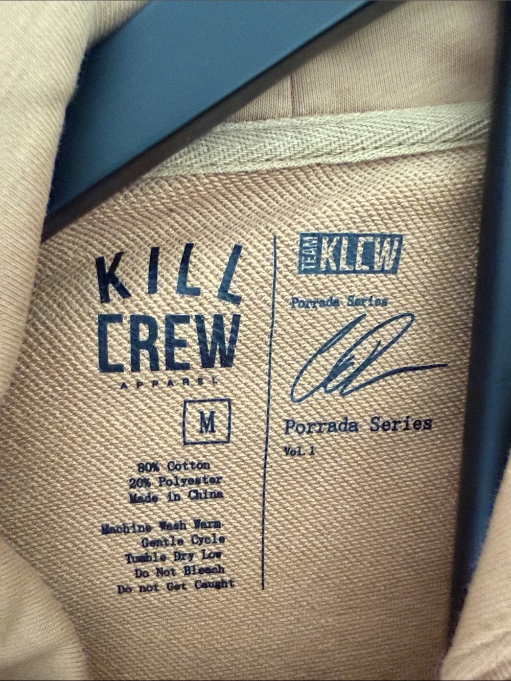 Kill Crew Fighter’s Club Hoodie ‘Tan’
